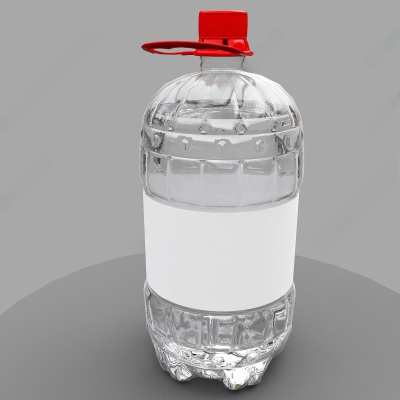 现代矿泉水瓶子3D模型下载